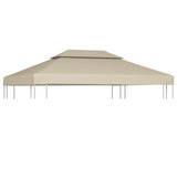 Vidaxl vervangend tentdoek prieel 310 g m² 3x4 m beige