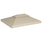 VidaXL Vervangend tentdoek prieel 310 g m² 3x4 m beige