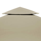 Vidaxl vervangend tentdoek prieel 310 g m² 3x4 m beige