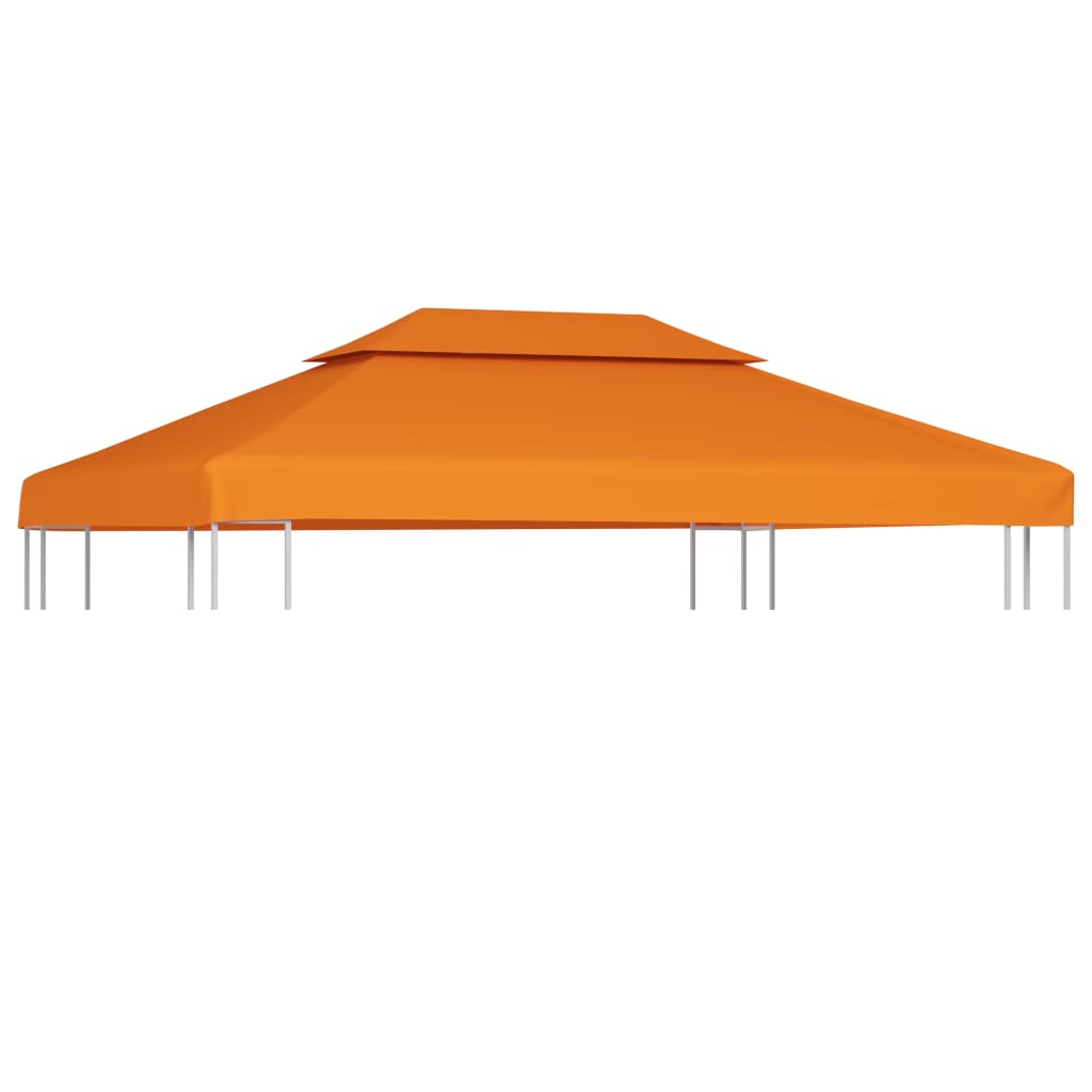 Vidaxl vervangend tentdoek prieel 310 g m² 3x4 m oranje