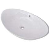 Vidaxl keramische wastafel ovaal 59 x 38,5 cm