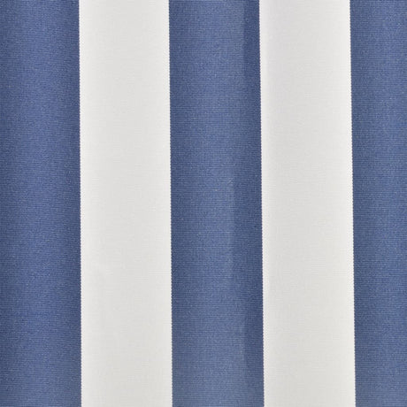 Vidaxl luifeldoek 4x3 m canvas blauw en wit
