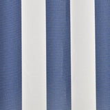Vidaxl luifeldoek 6x3 m canvas blauw en wit