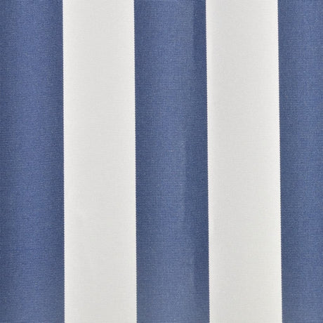 Vidaxl luifeldoek 6x3 m canvas blauw en wit