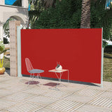 Vidaxl wind- zonnescherm uittrekbaar 160x300 cm rood