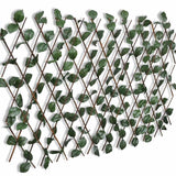 Vidaxl tuinlatwerk 5 st met kunstbladeren 180x90 cm wilg