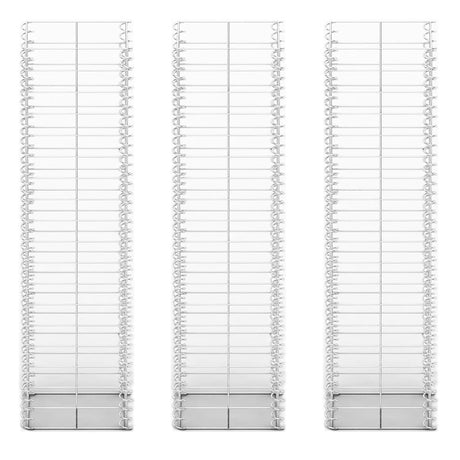 Vidaxl 3-delige schanskorfset 25x25x100 cm gegalvaniseerd draad