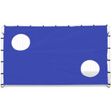 Vidaxl voetbaldoel met richtmuur hoogwaardig 240x92x150 cm staal