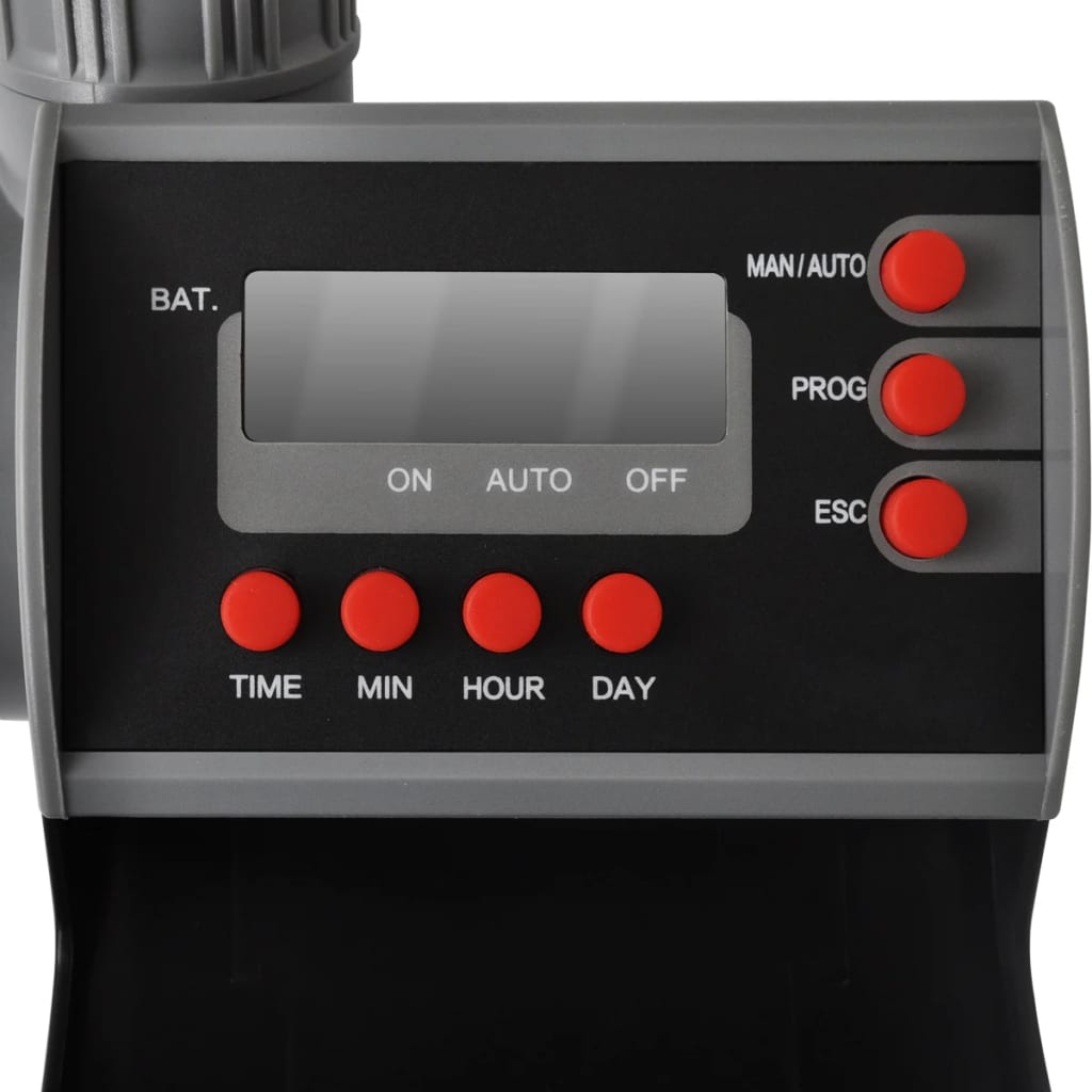 VidaXL Automatische Irrigatie Water timer + Display (1 uitgang)