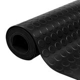 Vidaxl rubberen anti-slip vloermat 5x1m stippen