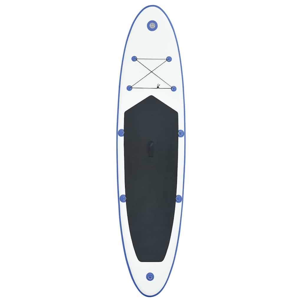 Vidaxl stand up paddleboardset opblaasbaar blauw en wit