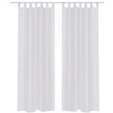 Vidaxl gordijn wit 140x175 cm (2 stuks)