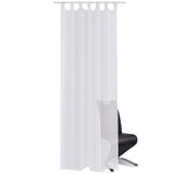 VidaXL Witte Vitrage 140 x 225 cm 2 stuks