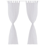 Vidaxl gordijn wit 140x245 cm (2 stuks)