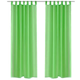 Vidaxl gordijn appelgroen 140x175 cm (2 stuks)