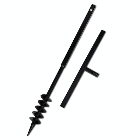 Vidaxl grondboor 80 mm met 5 m verlengstuk staal