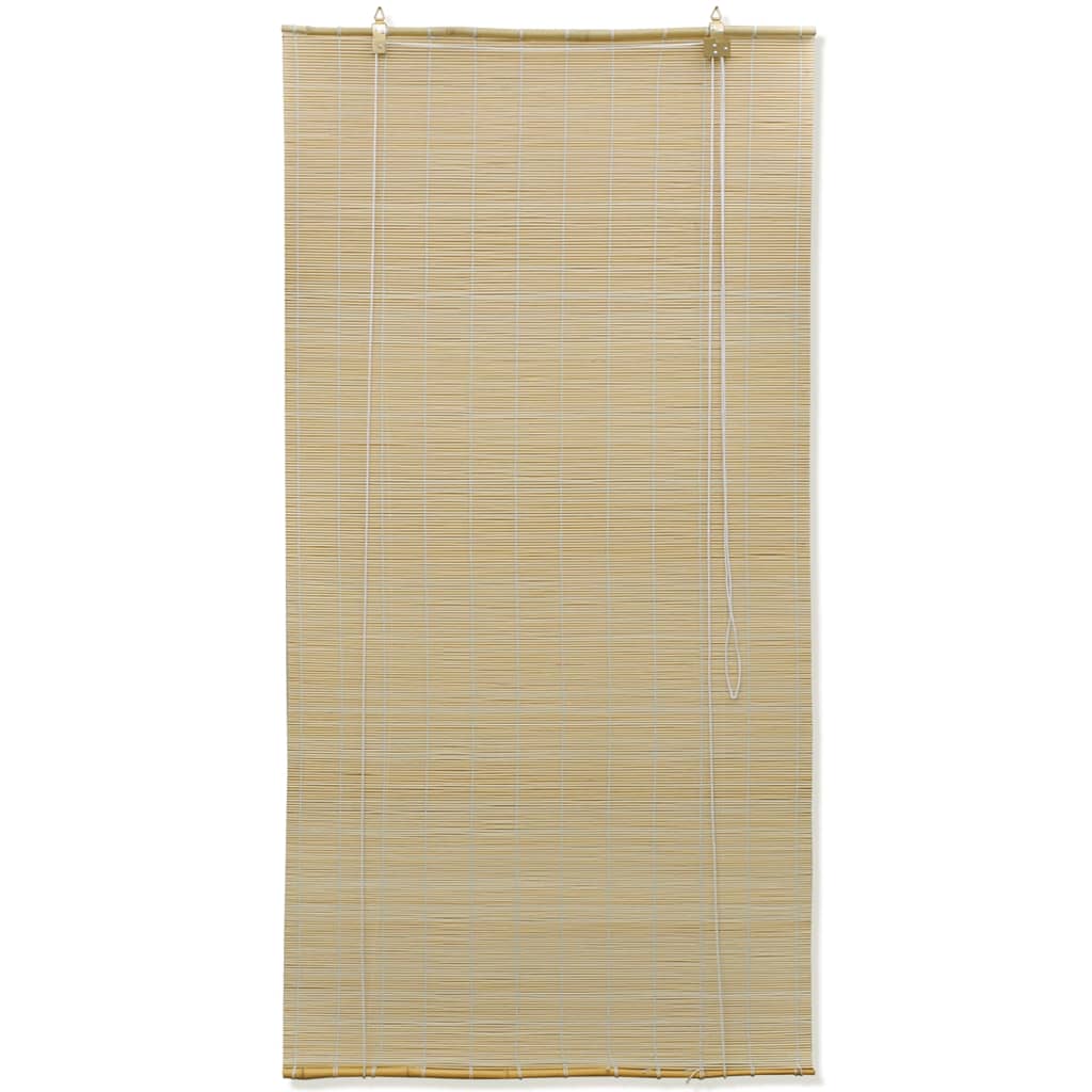 Vidaxl rolgordijn 140x160 cm bamboe naturel