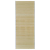 Vidaxl tapijt rechthoekig 80x300 cm bamboe naturel