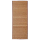 Vidaxl tapijt rechthoekig 120x180 cm bamboe bruin