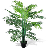 Vidaxl kunst phoenix palmboom met pot 130 cm