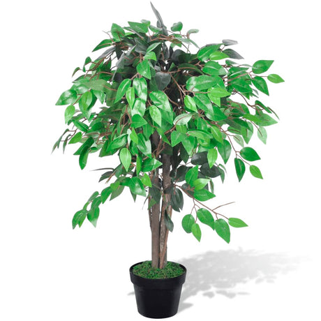 Vidaxl kunst vijgenboom met pot 90 cm