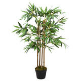 Vidaxl kunstplant bamboe twiggy met pot 90 cm