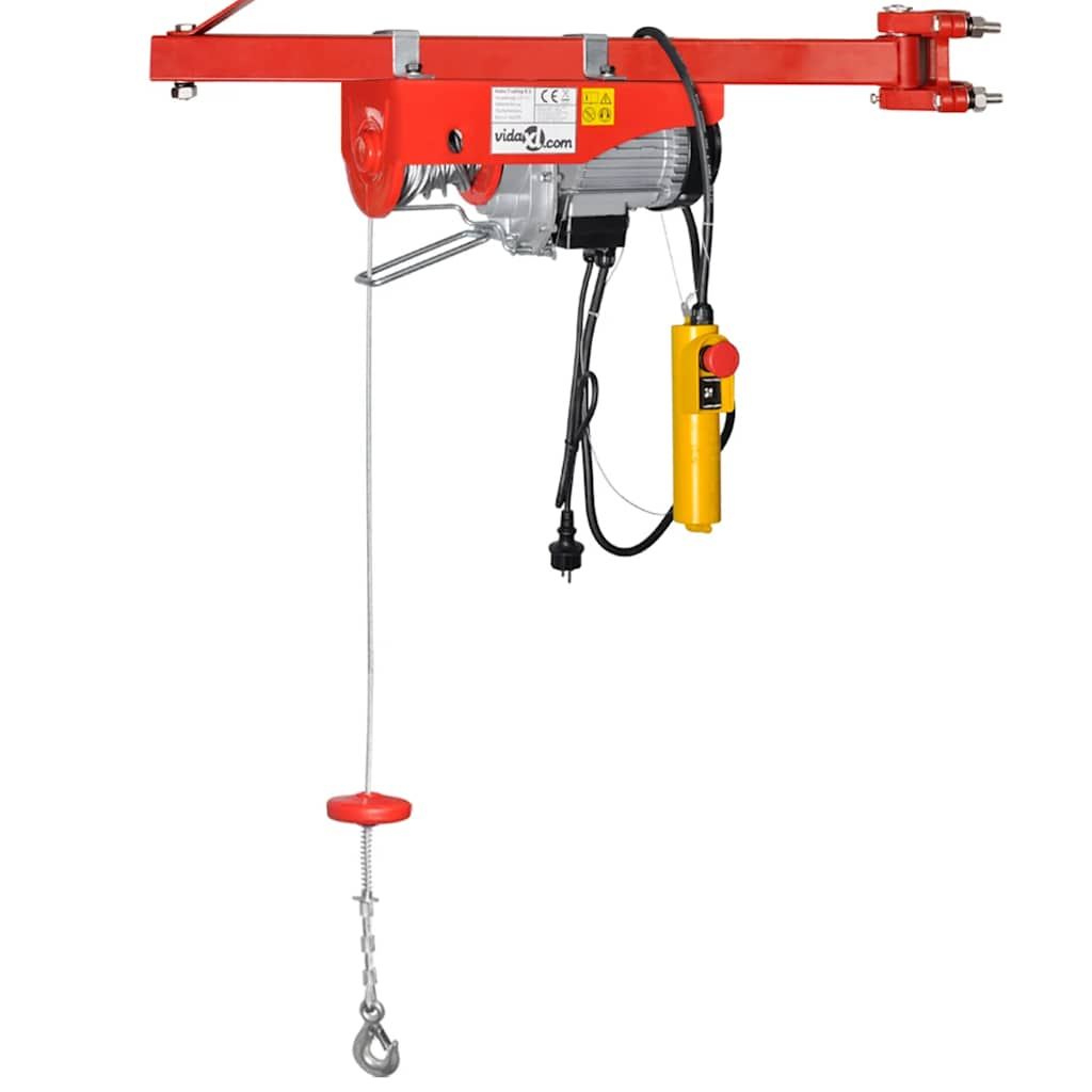 Vidaxl elektrische lier 500 w 100 200 kg