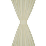 Vidaxl micro-satijnen gordijnen met ringen 140 x 245 cm 2 stuks (creme)