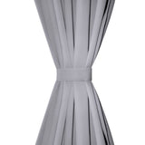 Vidaxl gordijnen met gleuven 135 x 245 cm grijs 2 st