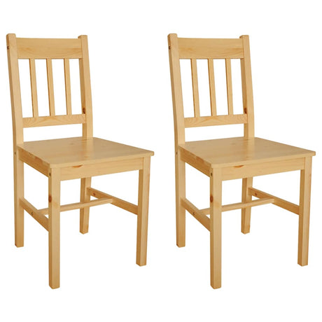 Vidaxl eetkamerstoelen 2 st grenenhout