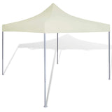 Vidaxl partytent inklapbaar 3x3 m crème