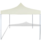 Vidaxl partytent inklapbaar 3x3 m crème