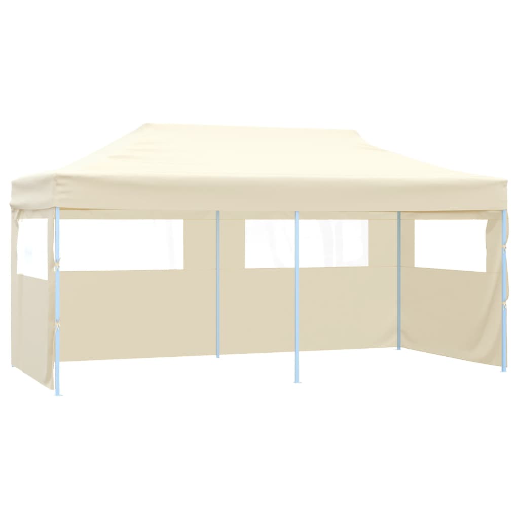 VidaXL Partytent pop-up inklapbaar 3x6 m crème