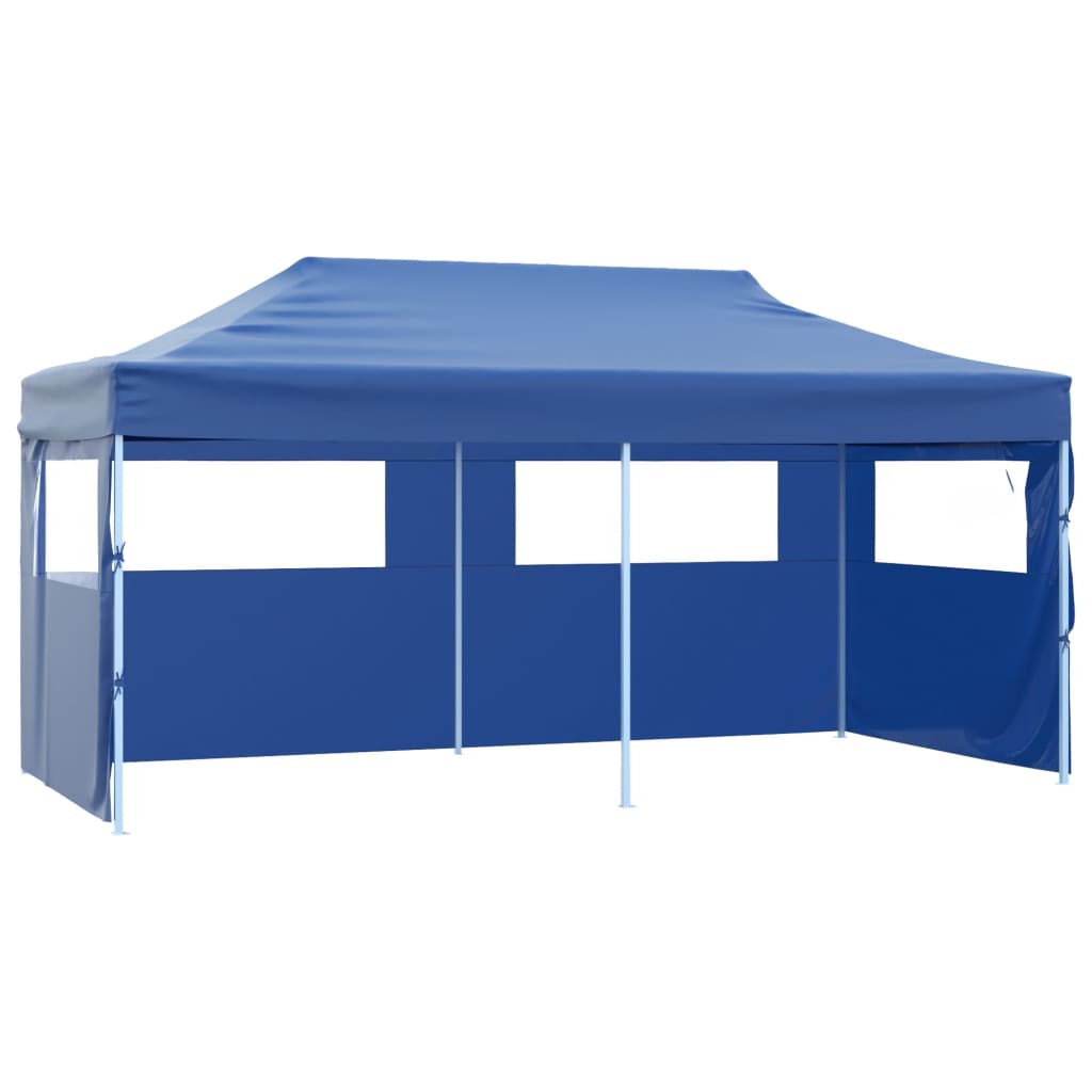 VidaXL Partytent pop-up inklapbaar 3x6 m blauw