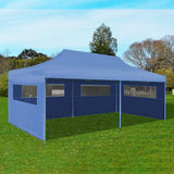 VidaXL Partytent pop-up inklapbaar 3x6 m blauw