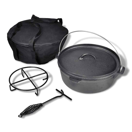 Vidaxl braadpan 5,6 l inclusief accessoires