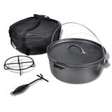 Vidaxl braadpan 11,3 l inclusief accessoires