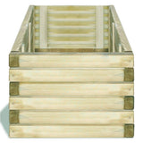 VidaXL Plantenbak verhoogd rechthoekig 120x40x30 cm hout