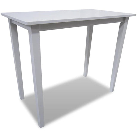 Vidaxl bartafel hout wit