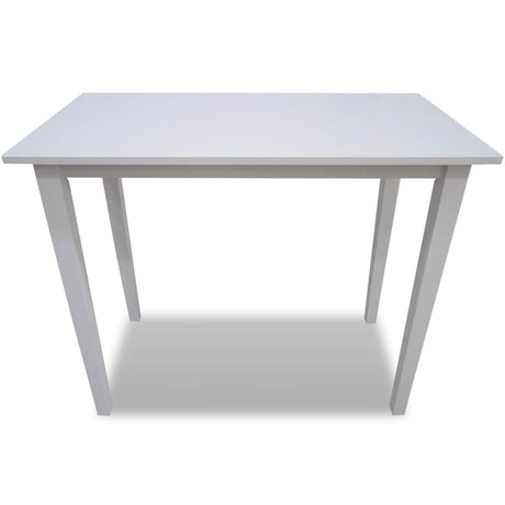 Vidaxl bartafel hout wit