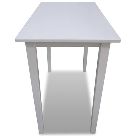 Vidaxl bartafel hout wit