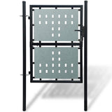 Vidaxl zwarte enkele deur 100x175 cm