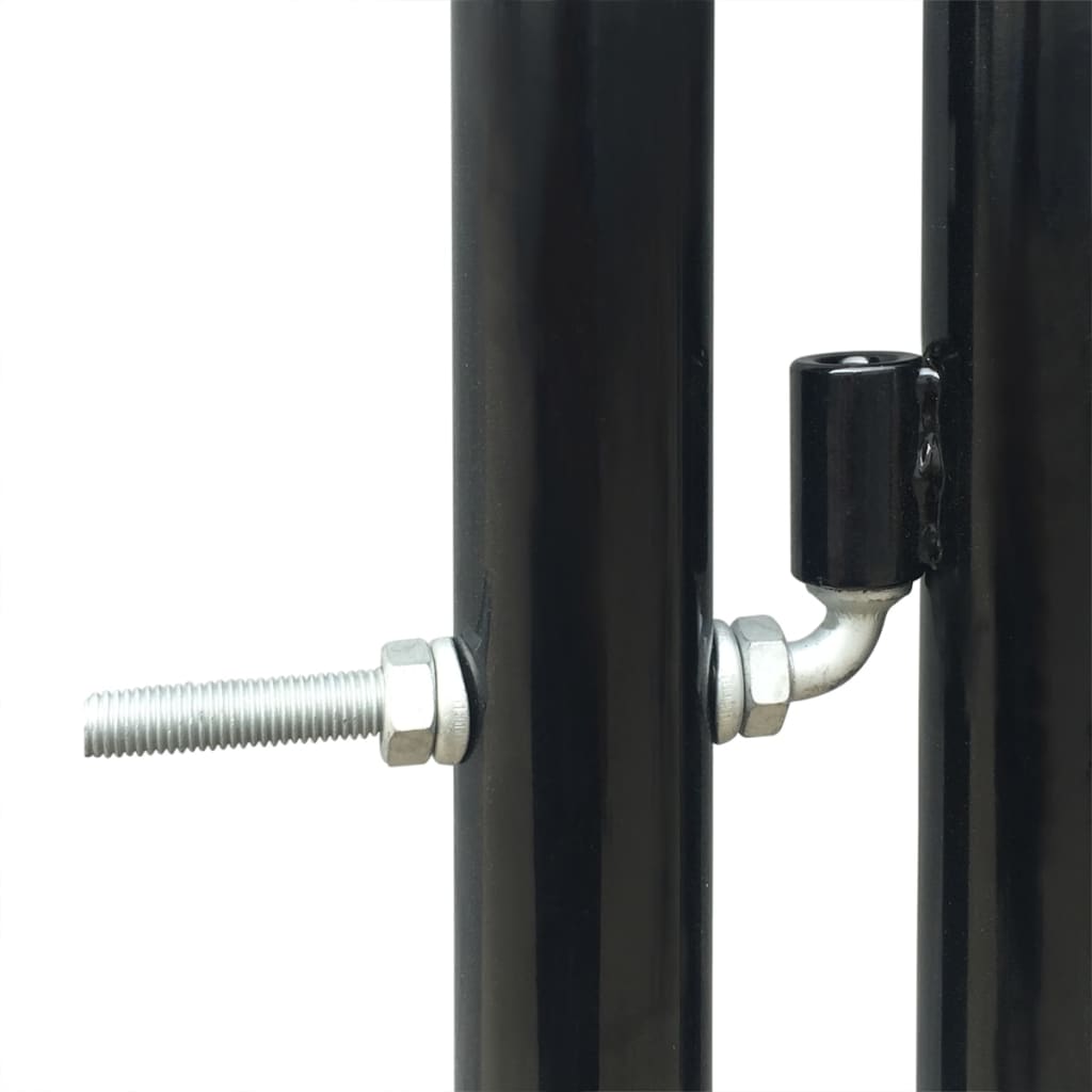 VidaXL Poort enkel 300x175 cm zwart