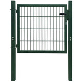 Vidaxl 2d hekpoort (enkel) groen 100x80 cm