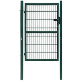 Vidaxl 2d hekpoort (enkel) groen 100x120 cm