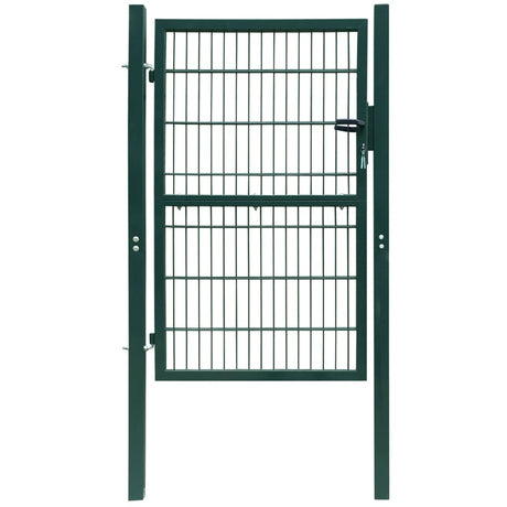 Vidaxl poort dubbelstaafmat (enkel) 106x190 cm groen