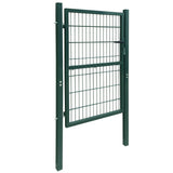 Vidaxl poort dubbelstaafmat (enkel) 106x190 cm groen