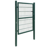 Vidaxl poort dubbelstaafmat (enkel) 106x190 cm groen