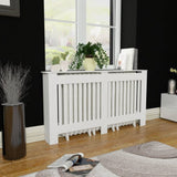 Vidaxl radiatorombouw 152 cm mdf wit