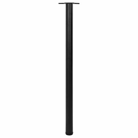 Vidaxl tafelpoten in hoogte verstelbaar zwart 1100 mm 4 st